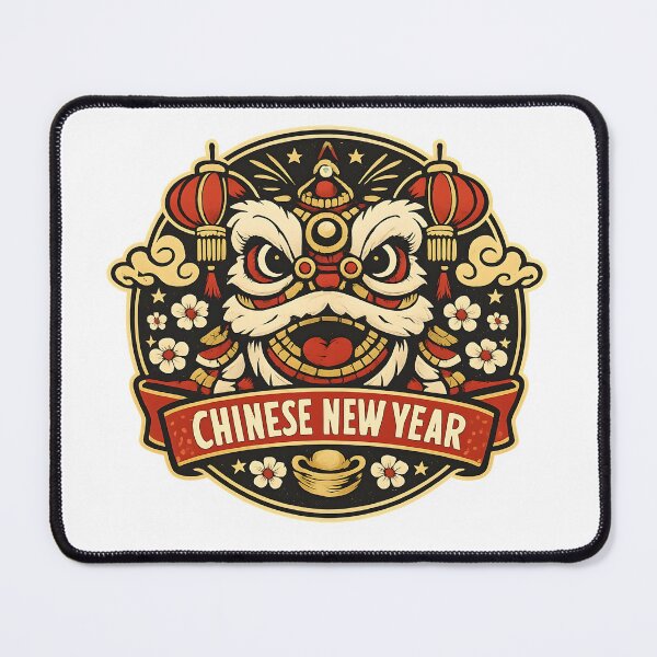 Item preview, Vintage Chinese New Year – Retro Lunar Celebration Logo designed and sold by Dax Studio.