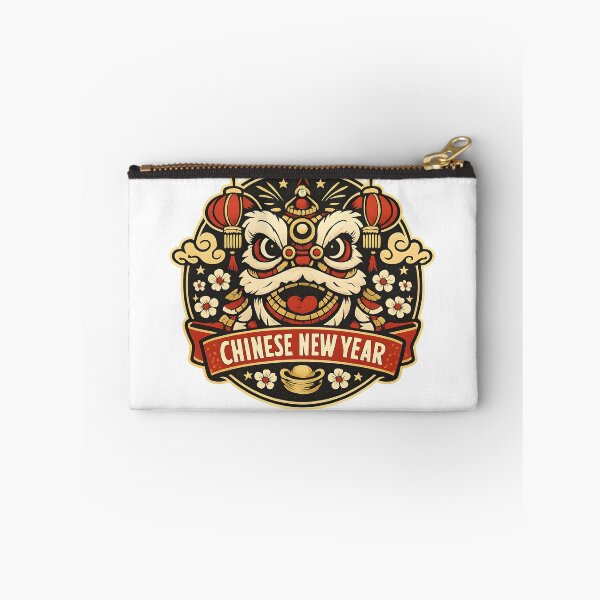 Item preview, Vintage Chinese New Year – Retro Lunar Celebration Logo designed and sold by Dax Studio.