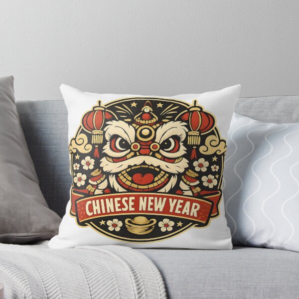 Item preview, Vintage Chinese New Year – Retro Lunar Celebration Logo designed and sold by Dax Studio.