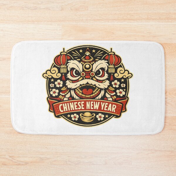 Item preview, Vintage Chinese New Year – Retro Lunar Celebration Logo designed and sold by Dax Studio.