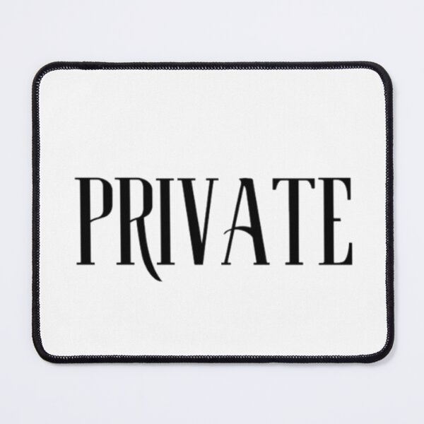 Item preview, Private | Minimal Boundary Statement designed and sold by Haevora.