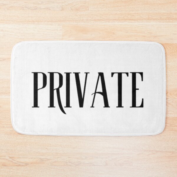 Item preview, Private | Minimal Boundary Statement designed and sold by Haevora.