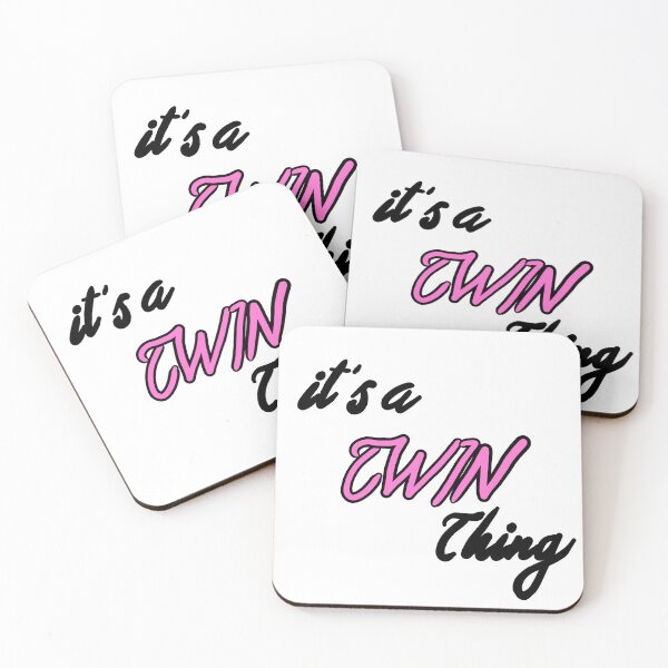 Item preview, It's a TWIN thing - Pink designed and sold by cherrynat1.