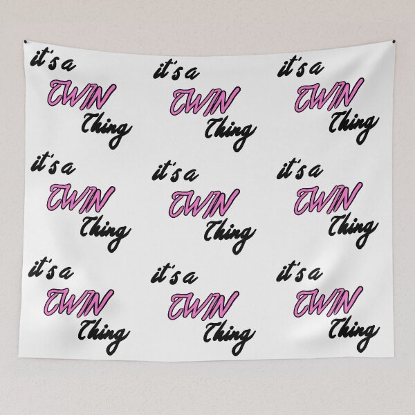Item preview, It's a TWIN thing - Pink designed and sold by cherrynat1.