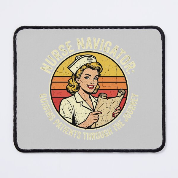 Item preview, Nurse Navigator Retro Vintage Emblem Design for Healthcare Professional designed and sold by chattsuede.