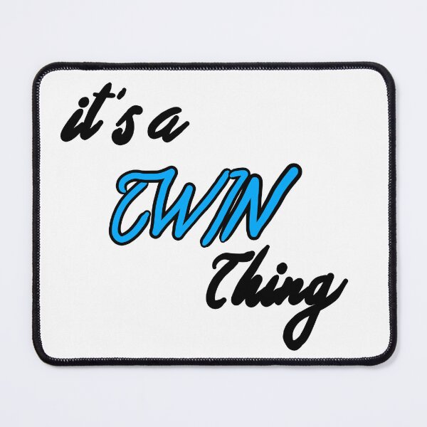 Item preview, It's a TWIN thing - Blue designed and sold by cherrynat1.