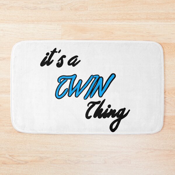 Item preview, It's a TWIN thing - Blue designed and sold by cherrynat1.