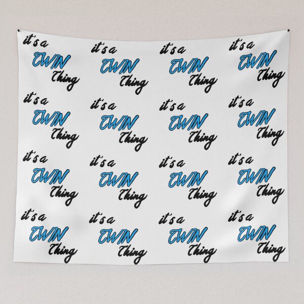 Item preview, It's a TWIN thing - Blue designed and sold by cherrynat1.