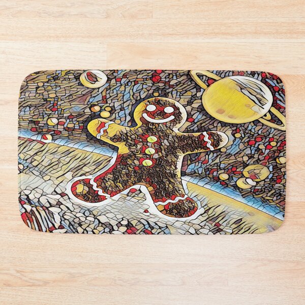 Item preview, Glass Stain Space Gingerbread Man designed and sold by shaang.