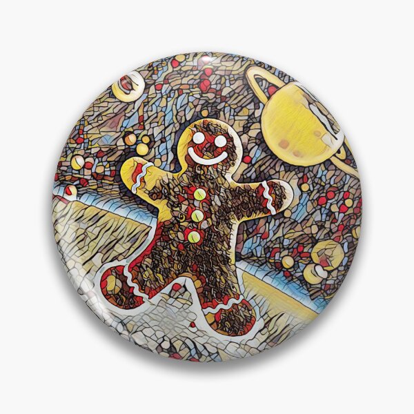Item preview, Glass Stain Space Gingerbread Man designed and sold by shaang.