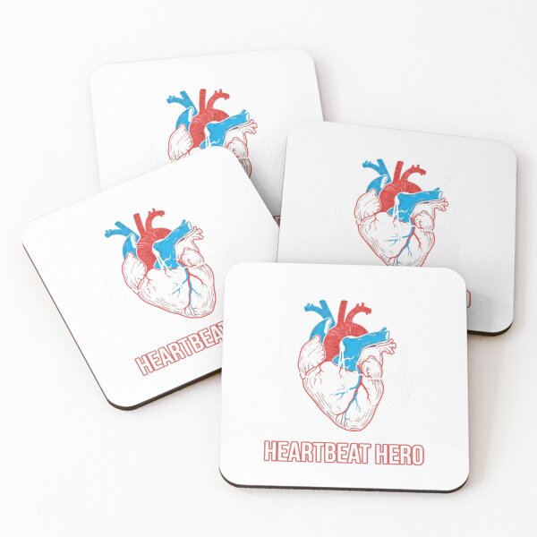 Item preview, Heartbeat Hero Bold Typography Graphic for Medical Professional designed and sold by chattsuede.