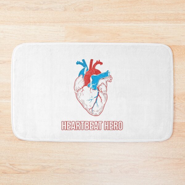 Item preview, Heartbeat Hero Bold Typography Graphic for Medical Professional designed and sold by chattsuede.