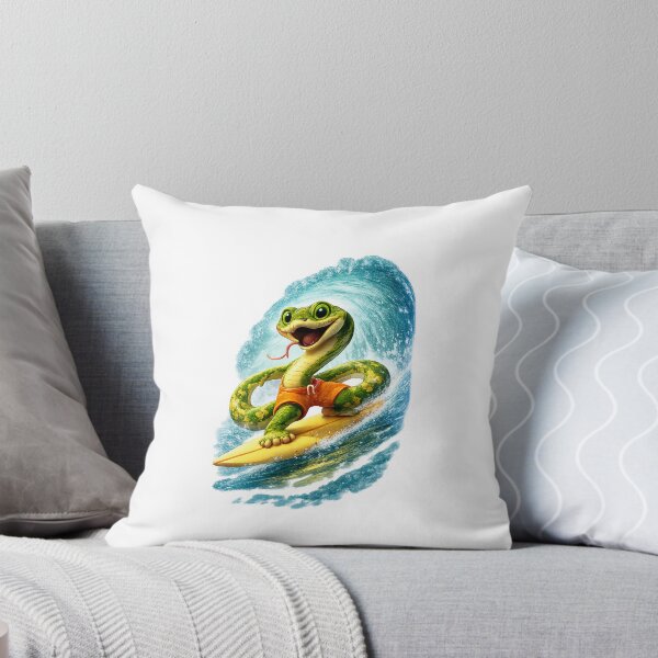 Item preview, Surfing snake on the board designed and sold by Taoufik79-shop.