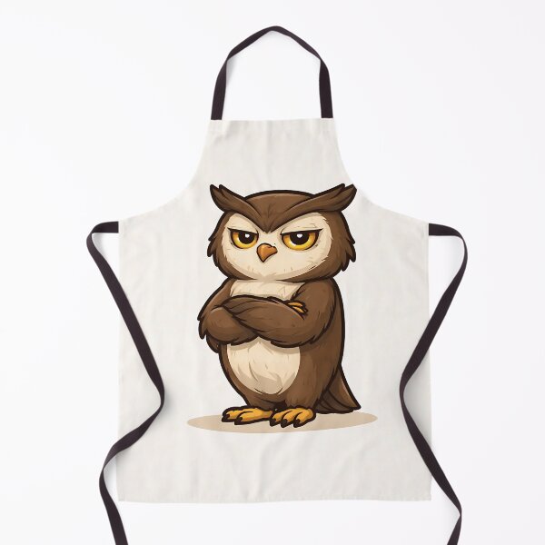 Item preview, Judging Owl – Silent Judgment designed and sold by PawsGiggles.