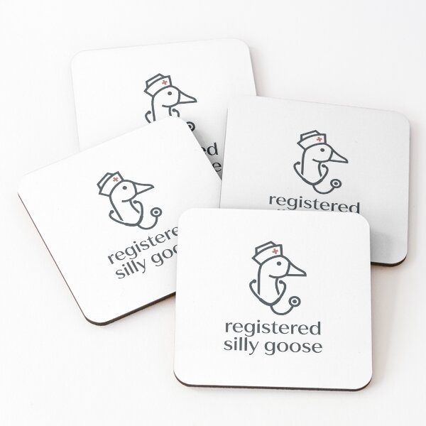 Item preview, Registered Silly Goose Funny Nurse Graphic for Healthcare Worker designed and sold by chattsuede.