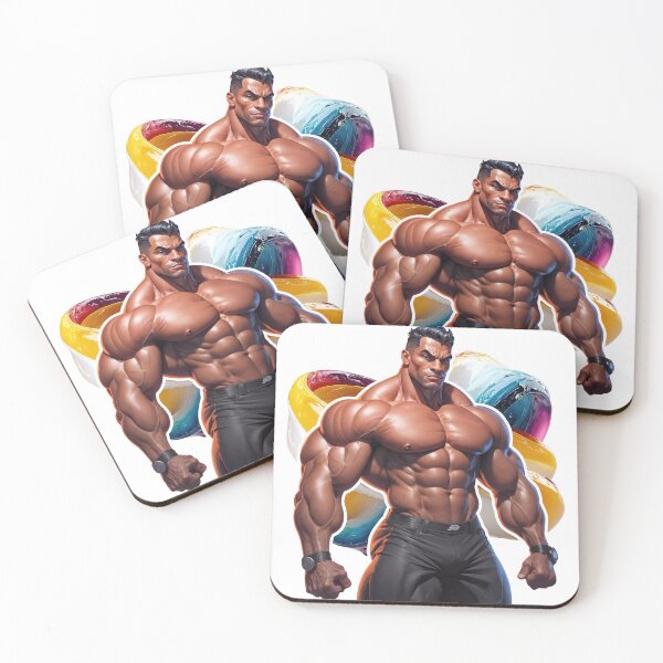 Item preview, Muscle Vortex: Power Meets Color in Heroic Form designed and sold by ForeverPrintsOK.