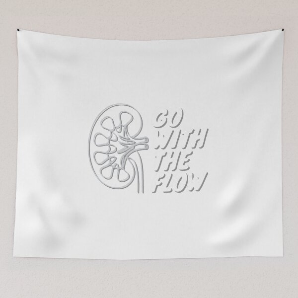 Item preview, Go With The Flow Kidney Pun Medical Humor for Nurse designed and sold by chattsuede.