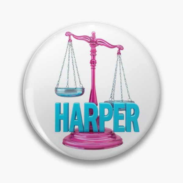 Item preview, Harper Libra – Zodiac Balance Name Art designed and sold by AlexLineArt.