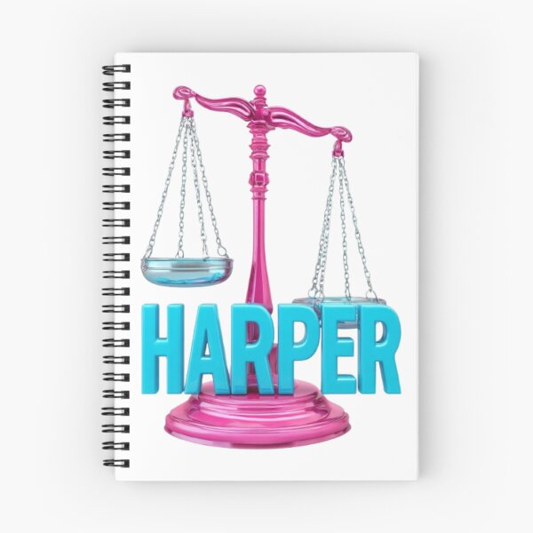 Item preview, Harper Libra – Zodiac Balance Name Art designed and sold by AlexLineArt.