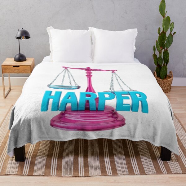 Item preview, Harper Libra – Zodiac Balance Name Art designed and sold by AlexLineArt.