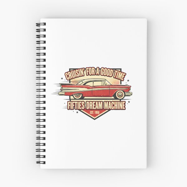 Item preview, Cruisin' For A Good Time: Vintage 1950s Dream Machine Car Art designed and sold by DailyVibesMerch.