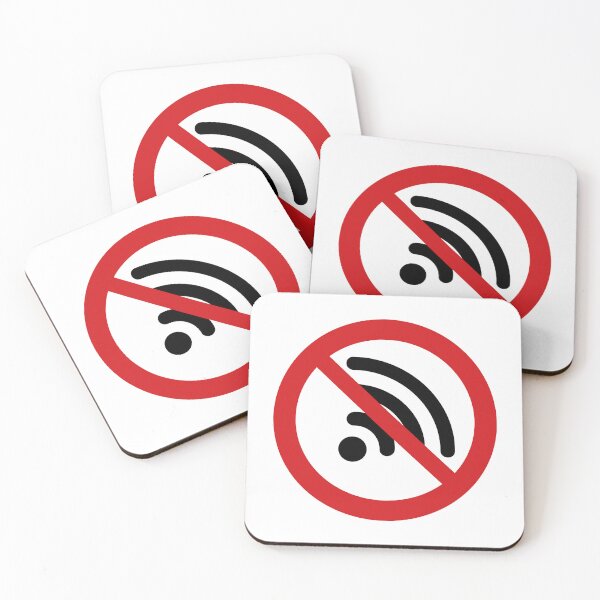 Item preview, Disconnect to Reconnect / No Internet / No WiFi / Offline Symbol (V1 on White) designed and sold by STUDIO-72.