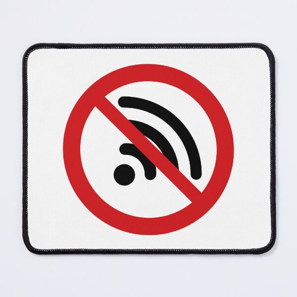 Item preview, Disconnect to Reconnect / No Internet / No WiFi / Offline Symbol (V1 on White) designed and sold by STUDIO-72.
