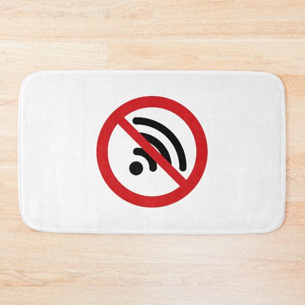 Item preview, Disconnect to Reconnect / No Internet / No WiFi / Offline Symbol (V1 on White) designed and sold by STUDIO-72.