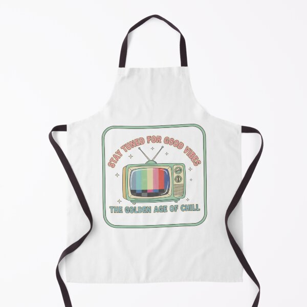 Item preview, Stay Tuned For Good Vibes: Vintage Retro TV Chill Aesthetic Art designed and sold by DailyVibesMerch.