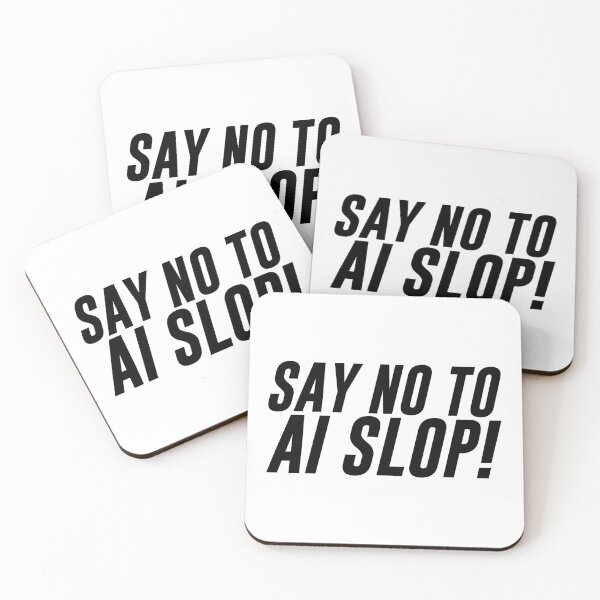 Item preview, Say no to AI slop! designed and sold by the-craft-shop.