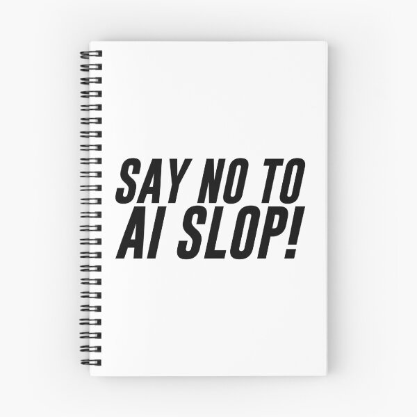 Item preview, Say no to AI slop! designed and sold by the-craft-shop.