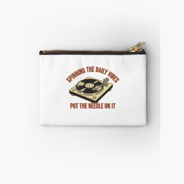 Item preview, Spinning The Daily Vibes: Vintage Record Player Vinyl Collector Art designed and sold by DailyVibesMerch.