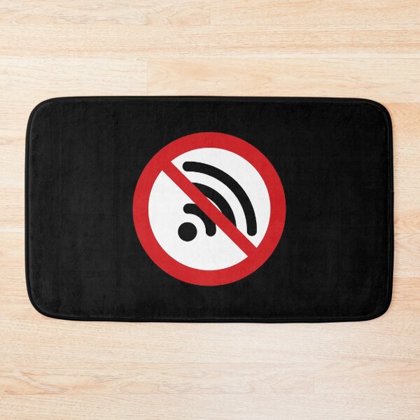 Item preview, Disconnect to Reconnect / No Internet / No WiFi / Offline Symbol (V1 on Black) designed and sold by STUDIO-72.