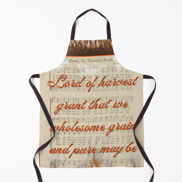 Item preview, Come ye thankful people vintage hymn wheat (last verse) designed and sold by stella literarium.