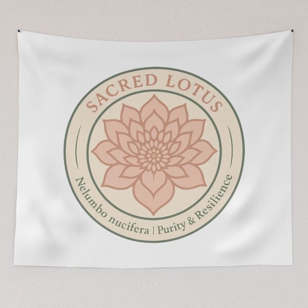 Item preview, Sacred Lotus Symbol of Purity – Nelumbo nucifera designed and sold by WildlifeInc.