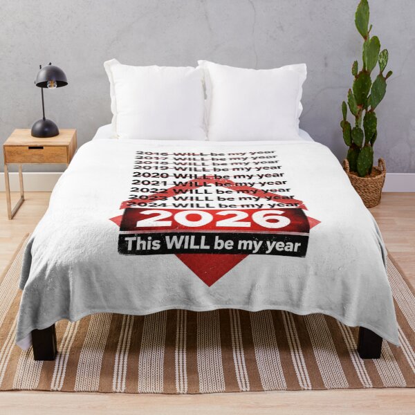 Item preview, 2026 This WILL Be My Year T-Shirt, funny motivation meme gift, relatable life struggle graphic tee, sarcastic new year shirt designed and sold by JoyBoyStudio1.