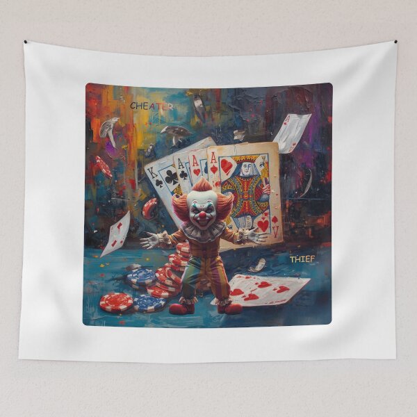 Item preview, CHEATING CLOWN designed and sold by MYTHICAL ME.