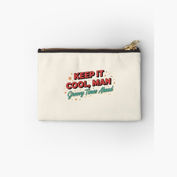Item preview, Keep It Cool Man: Vintage Groovy Times Ahead Retro Typography designed and sold by DailyVibesMerch.