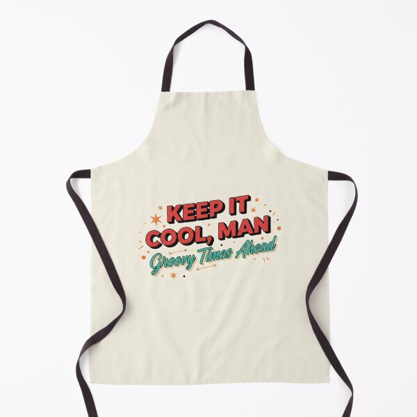 Item preview, Keep It Cool Man: Vintage Groovy Times Ahead Retro Typography designed and sold by DailyVibesMerch.
