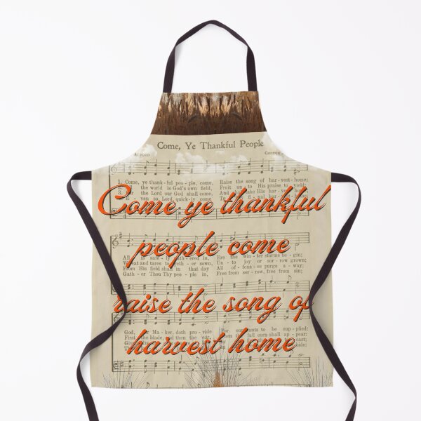 Item preview, Come Ye Thankful People Come Vintage Hymn designed and sold by stella literarium.