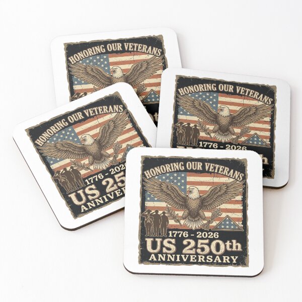 Item preview, Honoring Our Veterans US 250th Anniversary Vintage Patriotic Graphic for Patriots designed and sold by chattsuede.