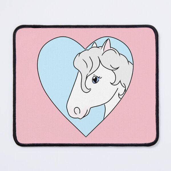 Item preview, Cute White Horse Heart designed and sold by HugSomeNettles.