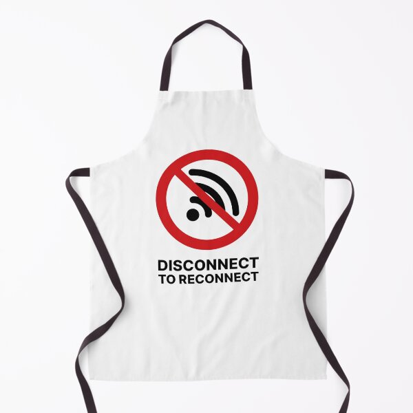 Item preview, Disconnect to Reconnect / No Internet / No WiFi / Offline Symbol (V2 on White) designed and sold by STUDIO-72.