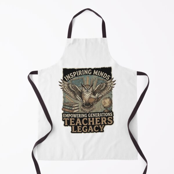 Item preview, Inspiring Minds Empowering Generations Teachers Legacy Vintage Academic Illustration designed and sold by chattsuede.