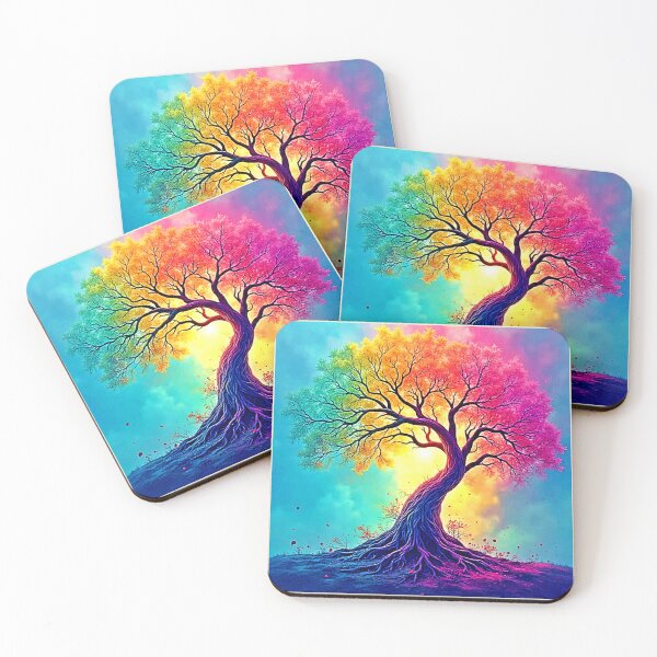 Item preview, Rainbow Tree: Roots of Infinite Hope Art designed and sold by Health And Fitness Posts e-Store.