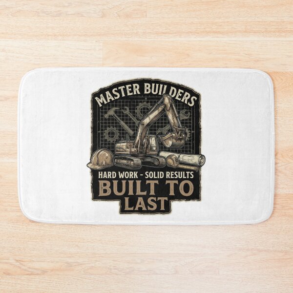 Item preview, Master Builders Hard Work Solid Results Vintage Emblem designed and sold by chattsuede.
