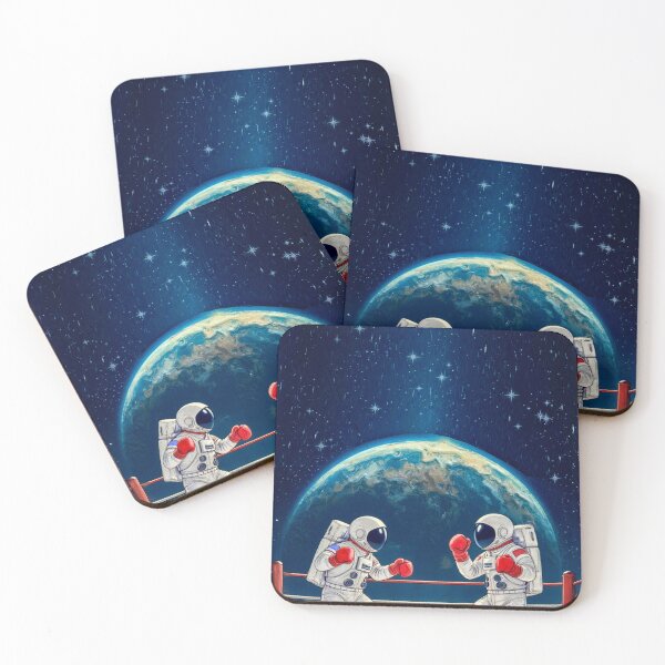 Item preview, Cosmic Boxing Match Above Earth designed and sold by DoronB.