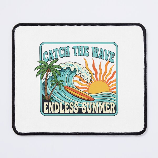 Item preview, Catch The Wave: Vintage Retro Surf Endless Summer Beach Art designed and sold by DailyVibesMerch.