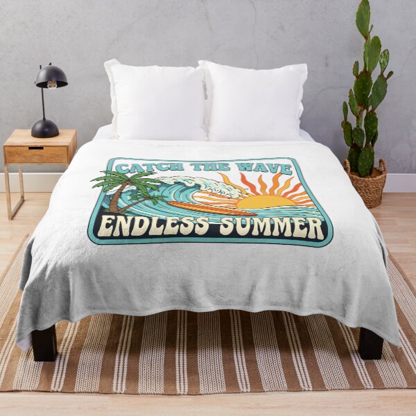 Item preview, Catch The Wave: Vintage Retro Surf Endless Summer Beach Art designed and sold by DailyVibesMerch.