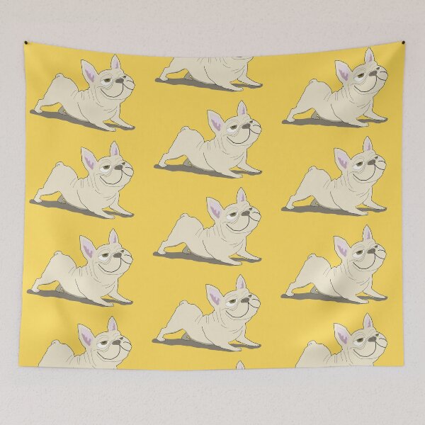 Item preview, Downward dog French Bulldog designed and sold by Mountain-Point.